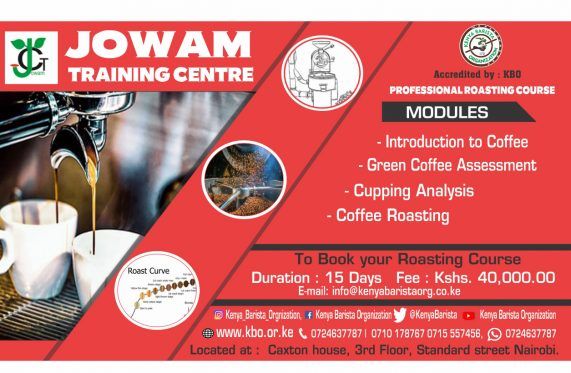 Jowam coffee training information